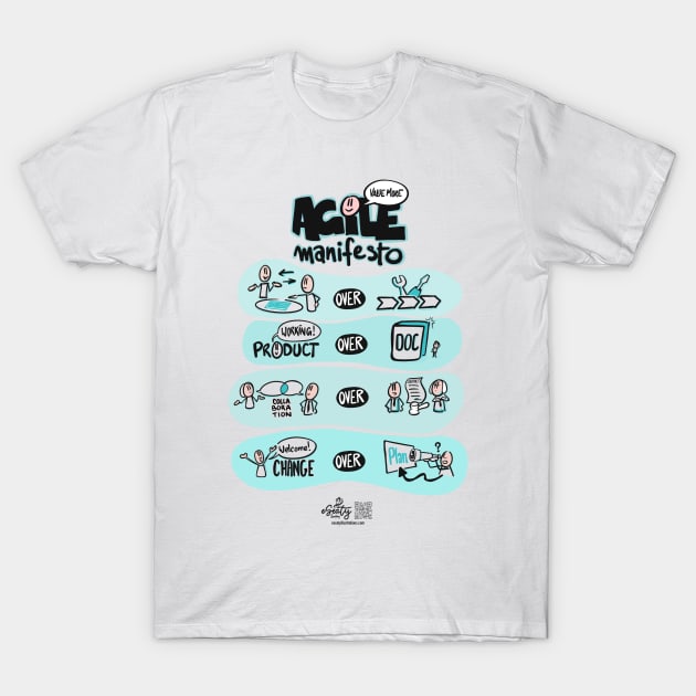 Agile Manifesto T-Shirt by eSeaty